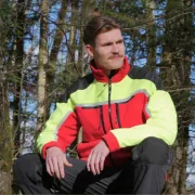 Veste Polaire Jobby PFANNER - Rouge &