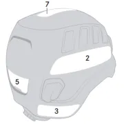 Tectum Sticker Hi-Vis set Edelrid