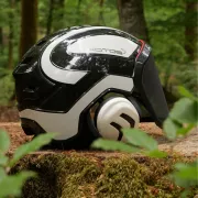 Casque Protos Forest / Noir et blanc
