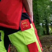 Pantalon Anti Coupure Samourai SIP PROTECTION - Rouge - XS - [SUR COMMANDE]