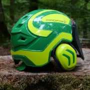 Casque Protos Forest / Vert et Jaune