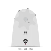 Guide Double Guard OREGON - .3/8"LP - 1.3 - 49E