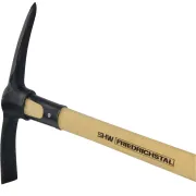 Côté du pic emmanché avec manche en frêne de 93 cm pour travaux forestiers de SHW