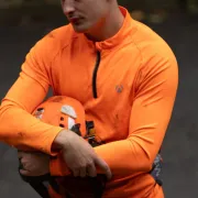 T-shirt à manches longues Performance, Orange - ARBORTEC