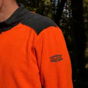 Polaire gaufrée COB, orange - SOLIDUR