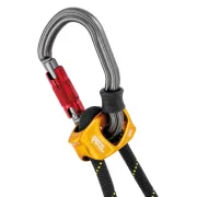 Zoom sur la longe de progression réglable double PROGRESS ADJUST-Y de Petzl