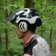 Casque Protos Forest / Noir et blanc