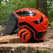 Casque Protos Integral Forest PFANNER (Orange et Noir)