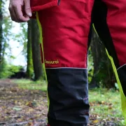 Pantalon Anti Coupure Samourai SIP PROTECTION - Rouge - XS - [SUR COMMANDE]