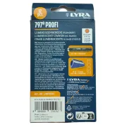 Craie luminescente 12 mm rouge, boite de 12 pcs - LYRA