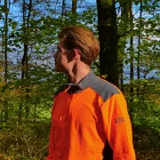 Polaire gaufrée COB, orange - SOLIDUR