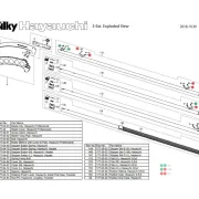 Kit de Remplacement Pour Perche Hayauchi SILKY
