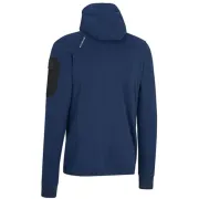 Dos de la veste polaire zipée bleue de Pfanner