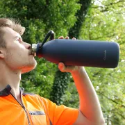 Bouteille Isotherme Titan 2L, Orange Mat - QWETCH