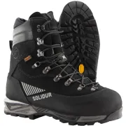 Chaussures anti-coupure Logwood noires, Classe 3 - SOLIDUR