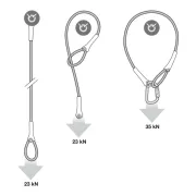 Amarrage WIRE STROP acier PETZL