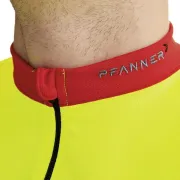 T-Shirt Zip manches longues Rouge PFANNER