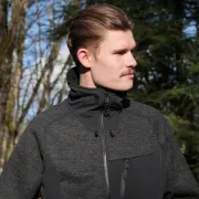 Veste de travail tricot noire zippée MASCOT Advanced