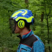 Casque Protos Forest / Bleu et Jaune