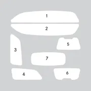 Tectum Sticker Hi-Vis set Edelrid