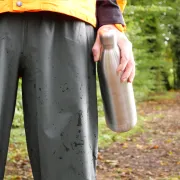 Bouteille isotherme Qwetch Matt Rouge cardinal 1000 ML